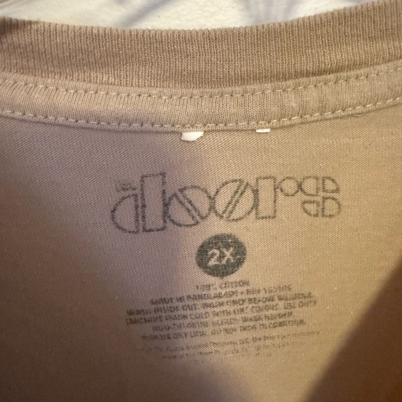 The Doors Tan Graphic T-Shirt - Picture 2 of 4